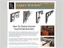 Tablet Screenshot of legacybrackets.com